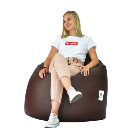 Bean bag svetlo rjava hruška