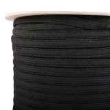 Črna tekstilna elastika za perilo 5 mm močna, trpežna in odporna
