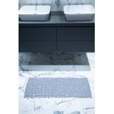 Tuš preproga siva 90x40 cm AWD - pralna v pralnem stroju