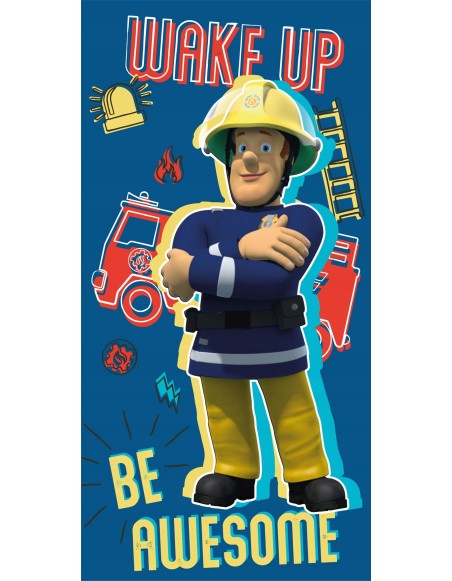 FARO brisača Fireman Sam MODRA 70x140 cm