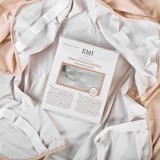 Vodoodporna kremasta rjuha z elastiko na vogalih