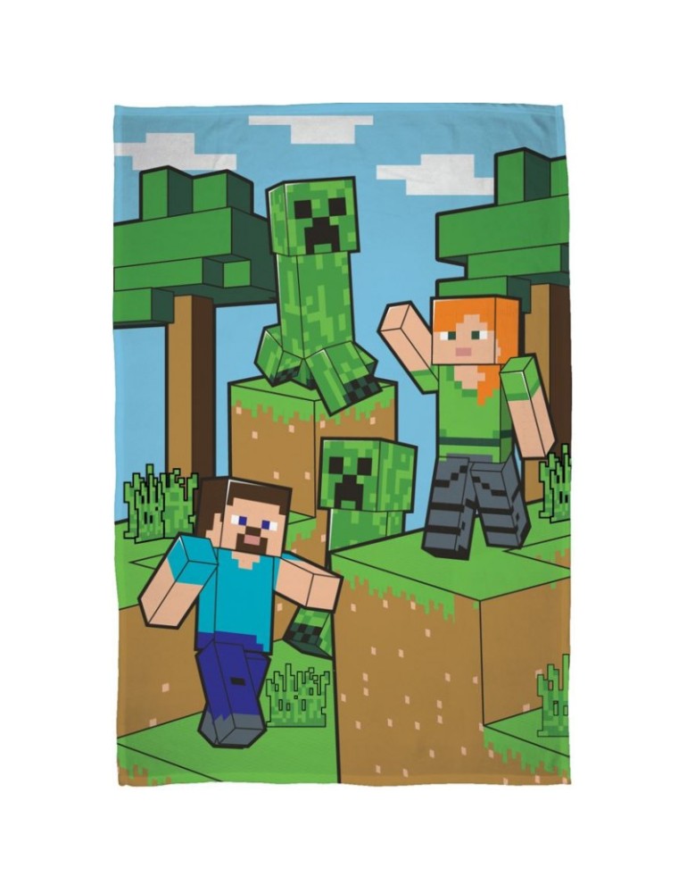 fleecova_detska_deka_minecraft