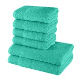 Set 6 frotirnih brisač in brisač Bella light green EMI absorbent