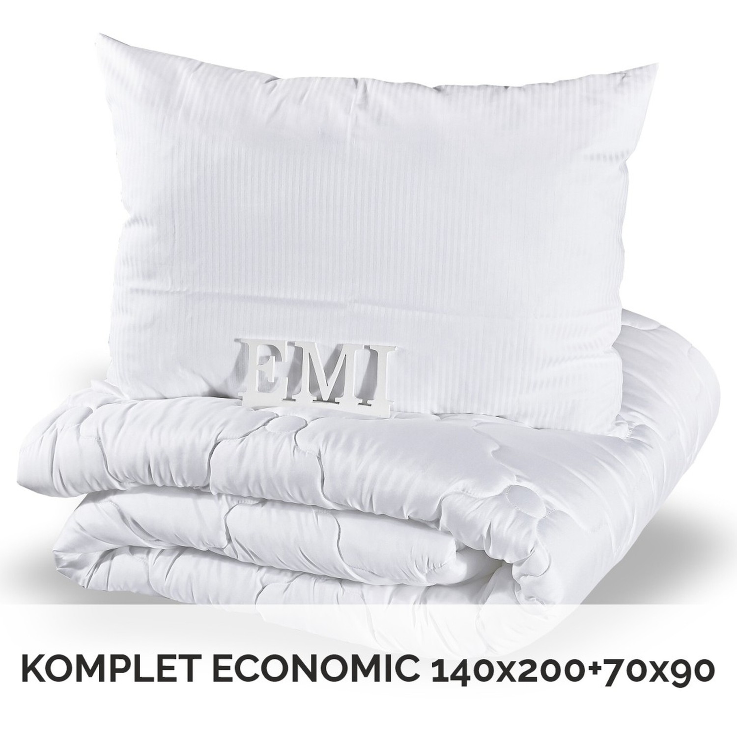 Komplet odeja in vzglavnik Ekonomic 140x200 70x90 EMI - antialergijski