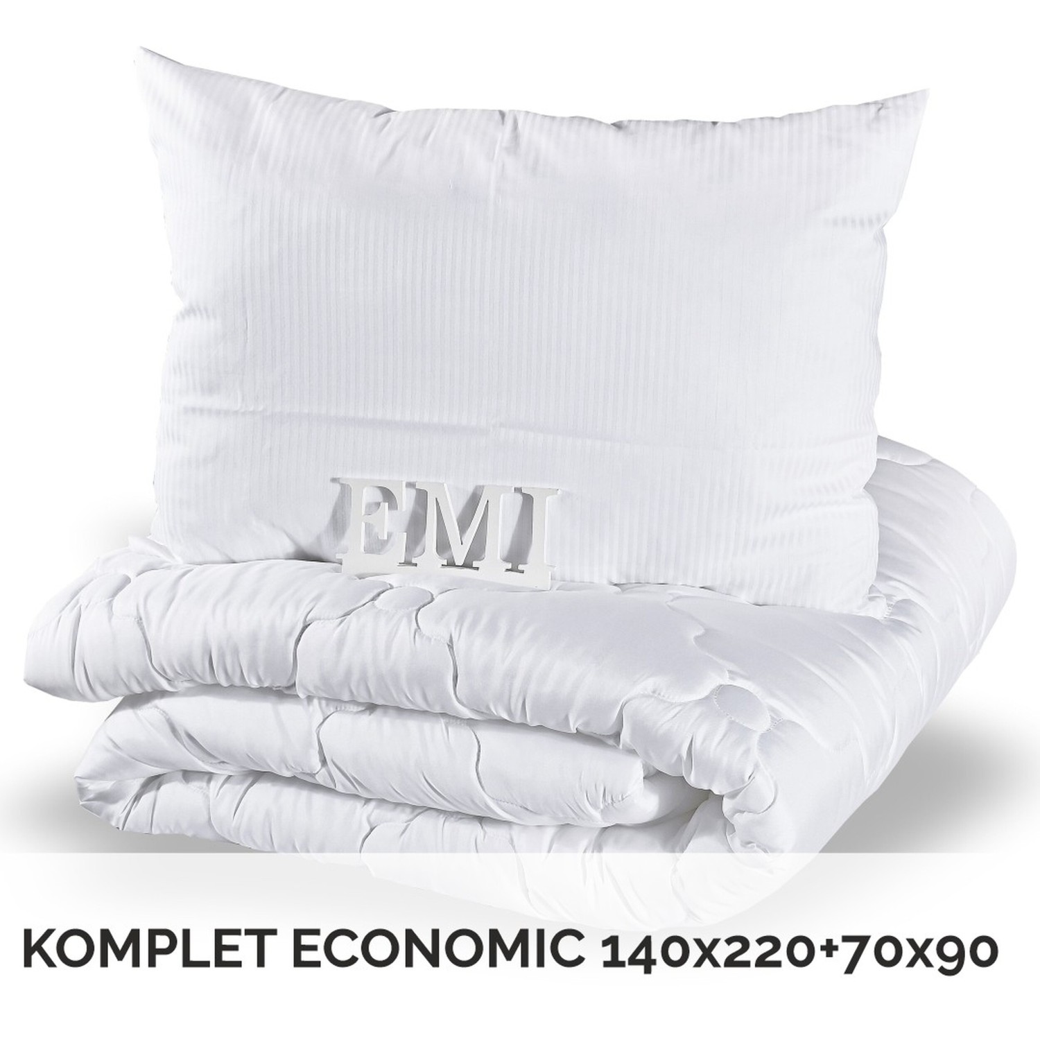 Komplet podaljšana odeja in vzglavnik Economic 140x220 70x90 EMI