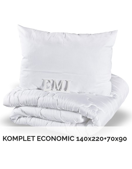 Komplet podaljšana odeja in vzglavnik Economic 140x220 70x90 EMI