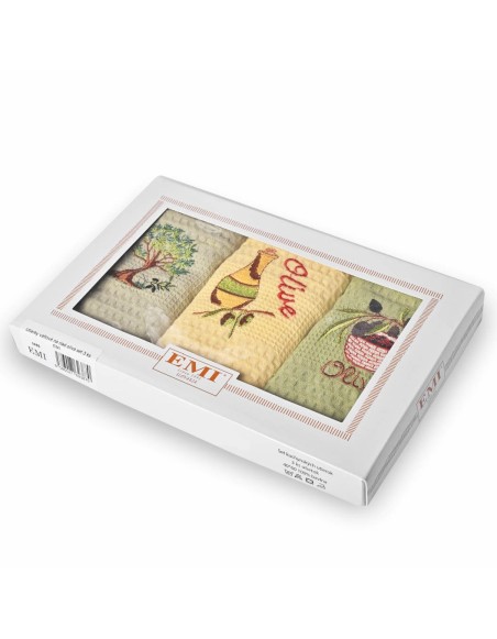 Vaflaste_kuhinjske_krp_z_motivom_oliv_set_3_kos_EMI