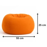 Sedežna vreča oranžna