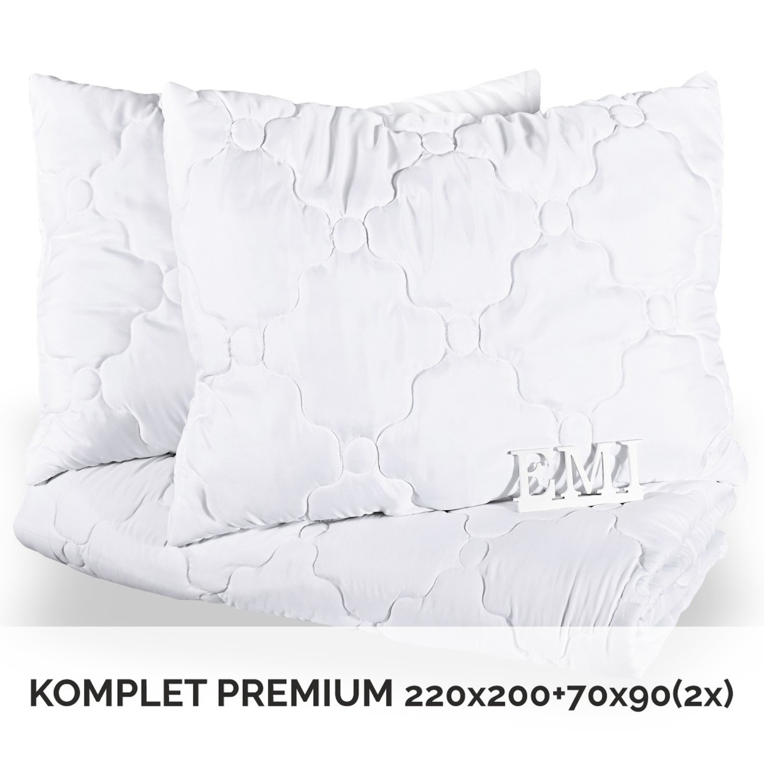 Komplet zakonske odeje in blazine 220x200 + 90x70 (2x) EMI