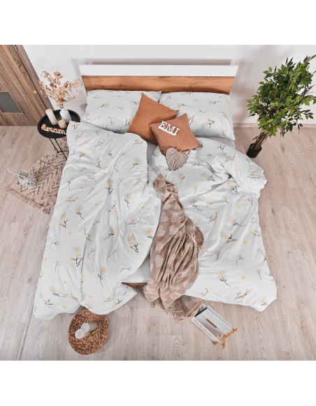 Crepe posteljnina marjetice EMI