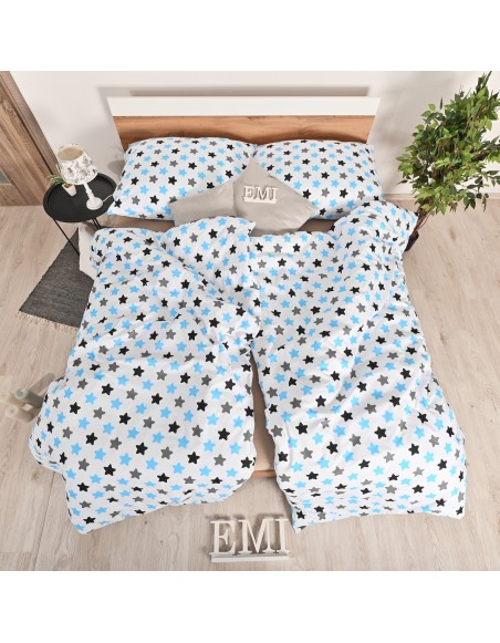 Otroška posteljnina Stars blue EMI