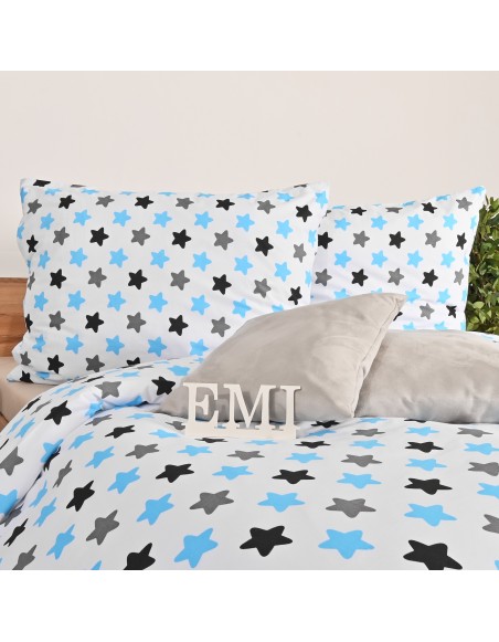 Otroška posteljnina Stars blue EMI