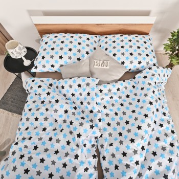 Otroška posteljnina Stars blue EMI