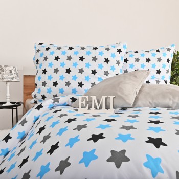 Otroška posteljnina Stars blue EMI