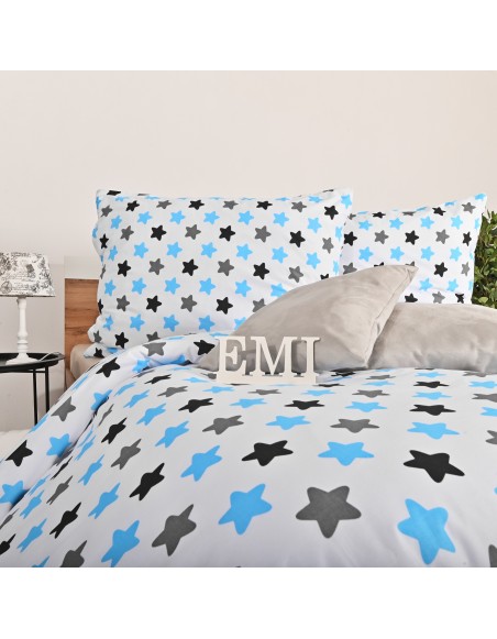 Otroška posteljnina Stars blue EMI
