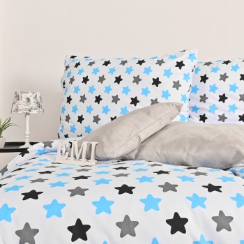 Otroška posteljnina Stars blue EMI