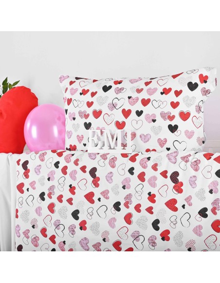 Metrage tkanine 100 % bombaž deluxe Hearts EMI