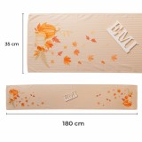 Damask namizni prt Buče 35x180 cm EMI