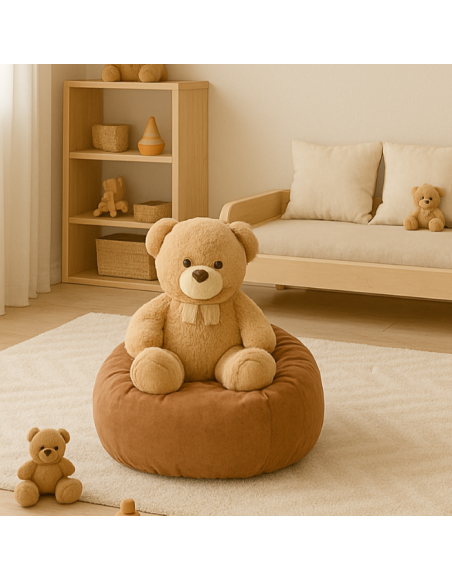 Sedežna vreča lenoška rjava EM