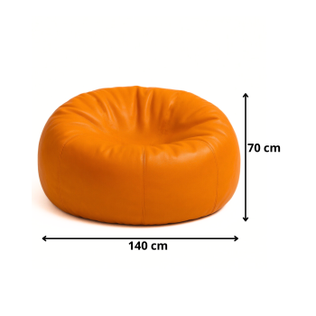 Sedeča vreča žoga oranžna EMI