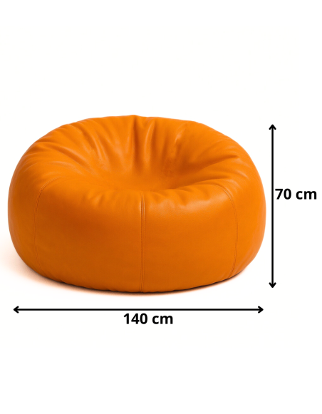 Sedeča vreča žoga oranžna EMI