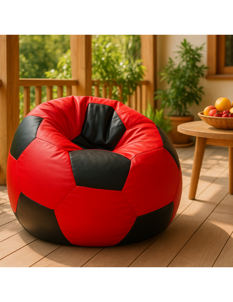 Sedežna torba nogometna žoga rdeče-črna EMI Sedežna torba nogometna žoga rdeče-črna EMI