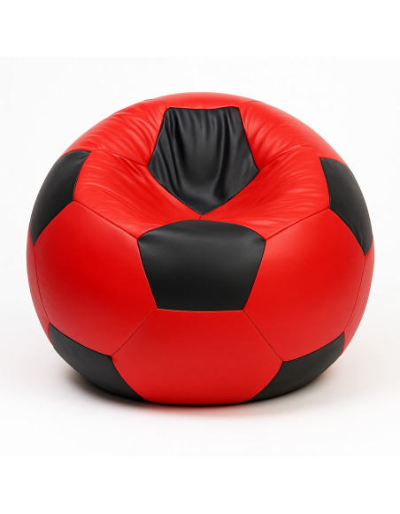 Sedežna torba nogometna žoga rdeče-črna EMI