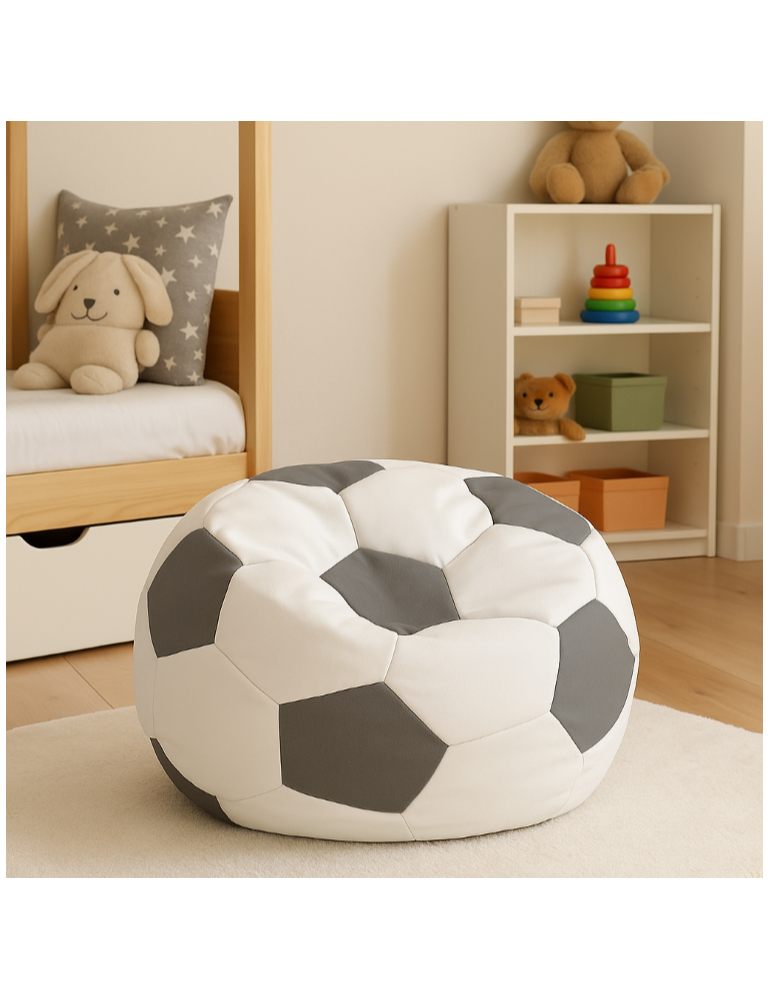 Sedežna torba nogometna žoga belkasto siva EMI Sedežna torba nogometna žoga belkasto siva EMI