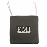 Sedež za stol temno siv 40x40 cm EMI