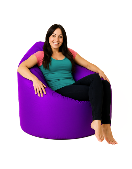 Sedežna vreča hruškasto vijolična EMI