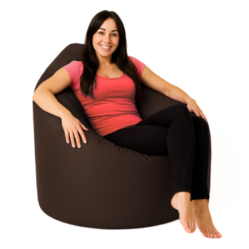 Bean bag temno rjava hruška
