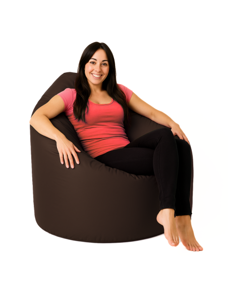 Bean bag temno rjava hruška