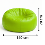 Sedeča vreča žoga limeta EMI