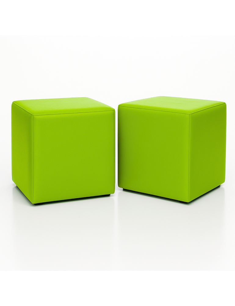 Sedežna vreča stol kocka limeta EMI