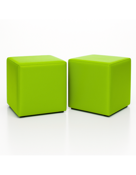 Sedežna vreča stol kocka limeta EMI