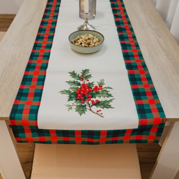 Božični prt 45x140 Holly EMI