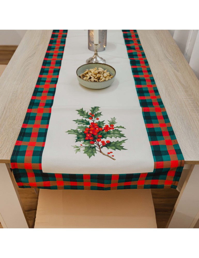 Božični prt 45x140 Holly EMI