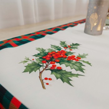 Božični prt 45x140 Holly EMI