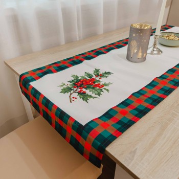 Božični prt 45x140 Holly EMI