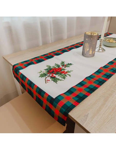 Božični prt 45x140 Holly EMI