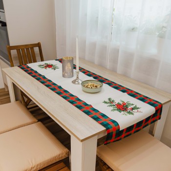 Božični prt 45x140 Holly EMI