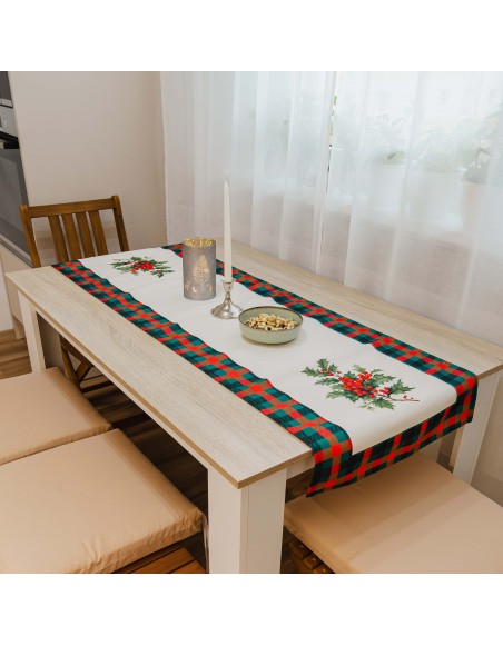 Božični prt 45x140 Holly EMI