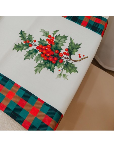 Božični prt 45x140 Holly EMI