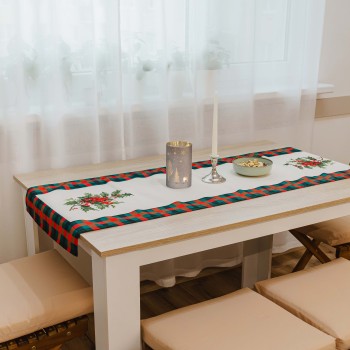 Božični prt 45x140 Holly EMI