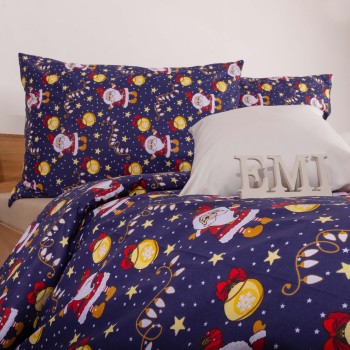 Božična bombažna posteljnina Miklavž EMI