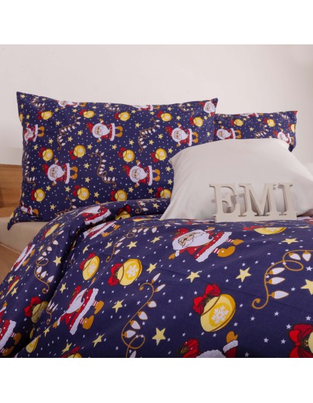 Božična bombažna posteljnina Miklavž EMI
