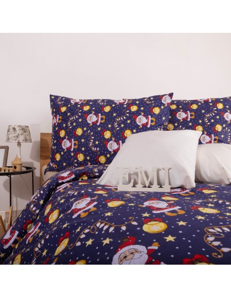 Božična bombažna posteljnina Miklavž EMI