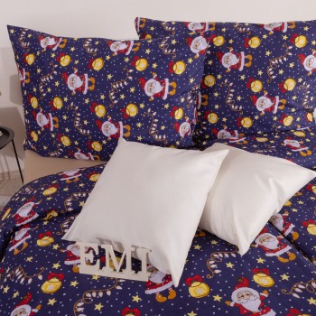 Božična bombažna posteljnina Miklavž EMI