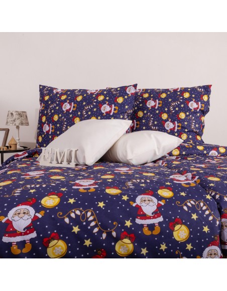 Božična bombažna posteljnina Miklavž EMI