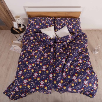 Božična bombažna posteljnina Miklavž EMI